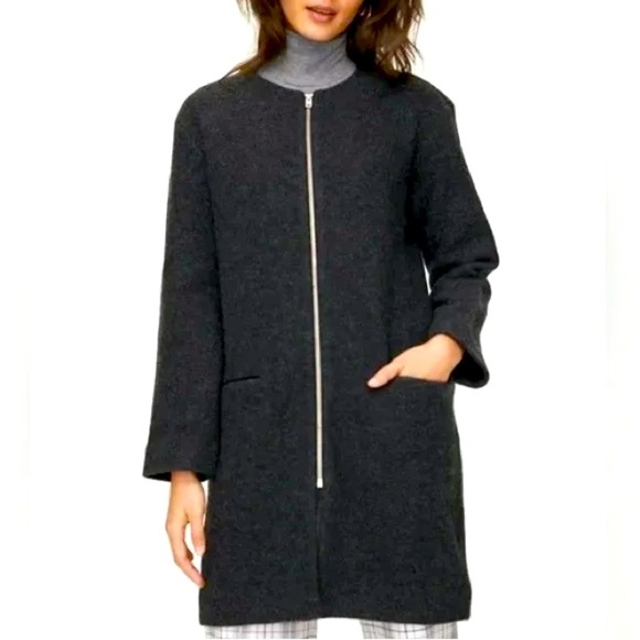 Zara Wool Coat- Medium PTP 19.5 inch - Picture 1 of 10
